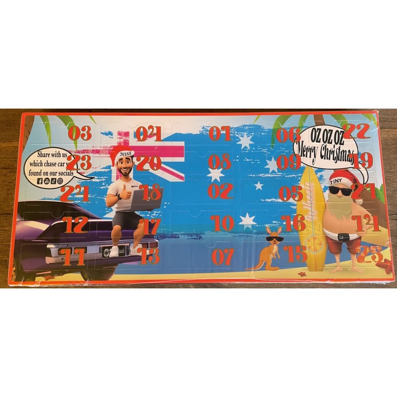 OZ Wheels Christmas  Advent Calendar - 25 Cars Included - Scale 1:64
