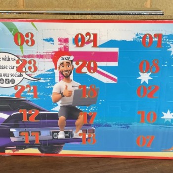 OZ Wheels Christmas  Advent Calendar - 25 Cars Included - Scale 1:64