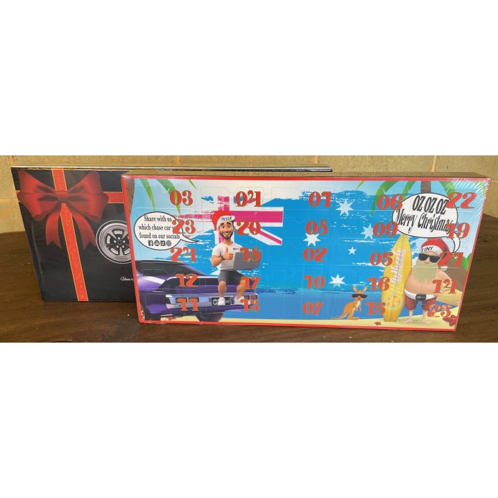 OZ Wheels Christmas  Advent Calendar - 25 Cars Included - Scale 1:64