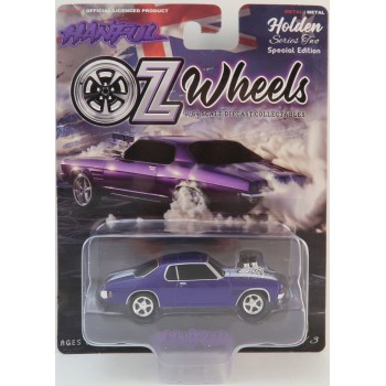 OZ Wheels - Holden HQ Monaro Burnout Car Purple Hanful Scale 1:64