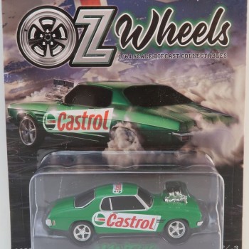 OZ Wheels - Holden HQ Monaro Handful Burnout Car Castrol Scale 1:64