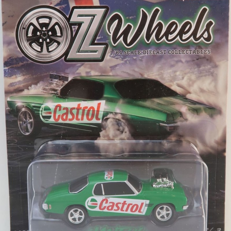 OZ Wheels - Holden HQ Monaro Handful Burnout Car Castrol Scale 1:64
