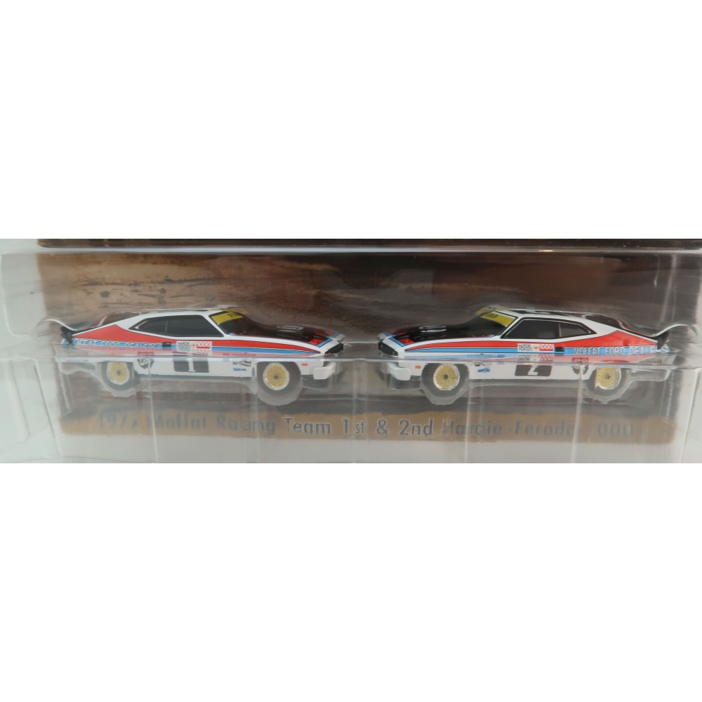 OZ Wheels Series 2 - 1977 Moffat Racing Team No 1 & No 2 1st & 2nd Hardie - Ferodo  Bathurst Twin Set - 1:64