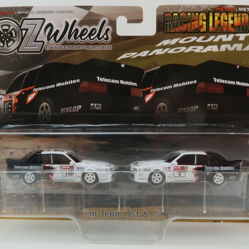 OZ Wheels Series 2 - 1990 Holden Racing Legends HRT No 16 & No 7 1st & 5th Tooheys 1000 Twin Set - 1:64