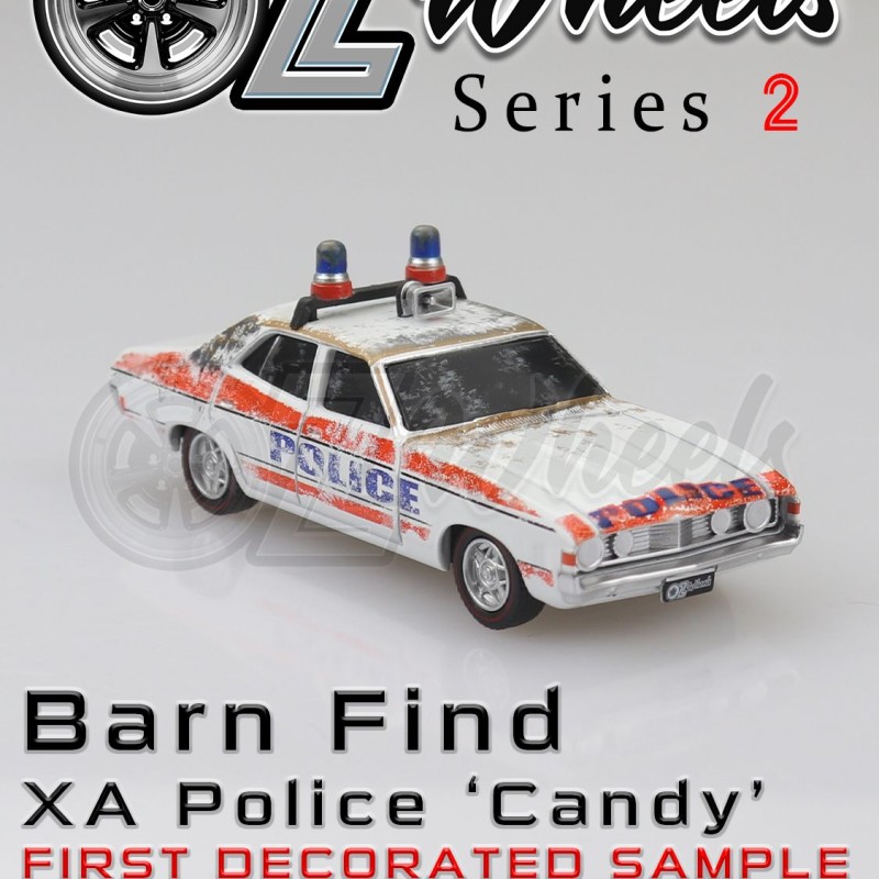 OZ Wheels Series 2 - Ford XA Police Falcon GT 10/12 BARN FIND - 1:64