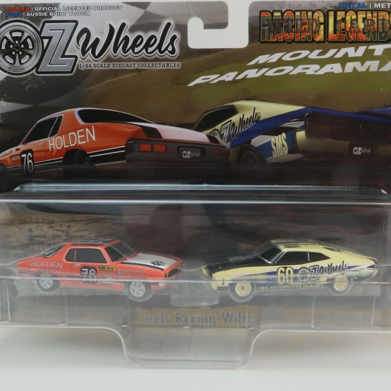 OZ Wheels Series 2 - Holden HQ Coupe & Ford XA Falcon Wild Card Racing Legends Twin Set - 1:64