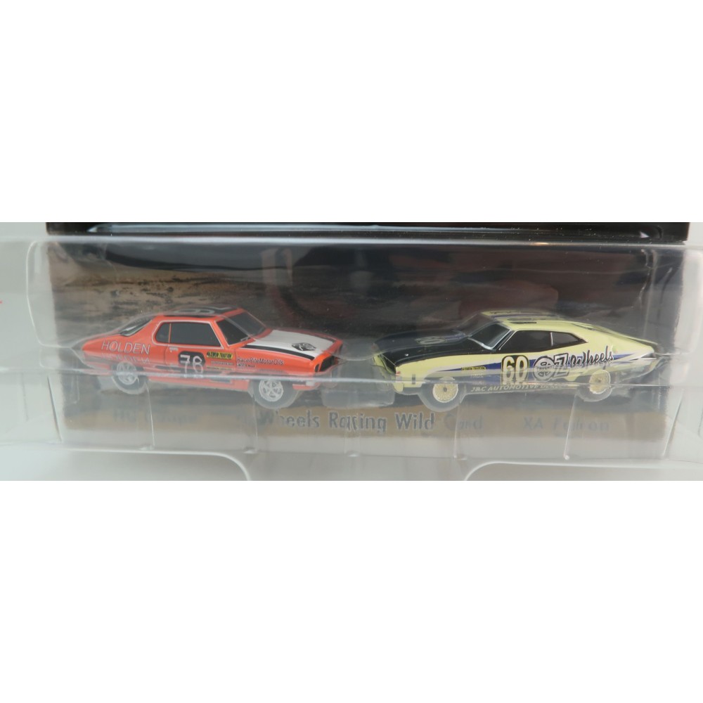 OZ Wheels Series 2 - Holden HQ Coupe & Ford XA Falcon Wild Card Racing Legends Twin Set - 1:64