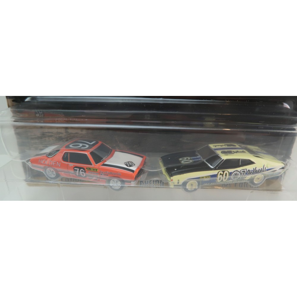 OZ Wheels Series 2 - Holden HQ Coupe & Ford XA Falcon Wild Card Racing Legends Twin Set - 1:64