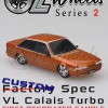 OZ Wheels Series 2 - Holden VL Sedan Calais - Metallic Orange - 12/12 - 1:64
