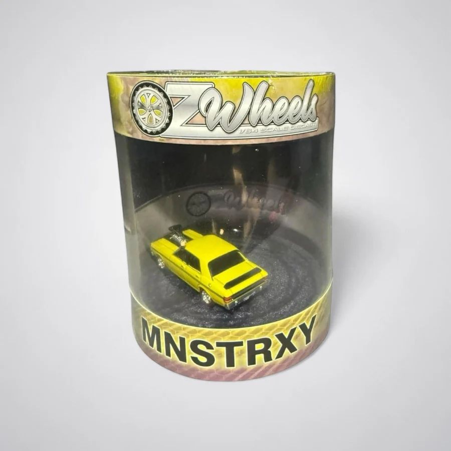 Oz Wheels - MnsterXY - Monster XY Falcon Skid in Cylinder Display - 1:64