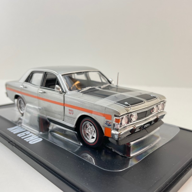 DDA Collectibles DDA32377-2 - Ford XW GTHO Phase II Silver Fox with Orange Stripes - Scale 1:32