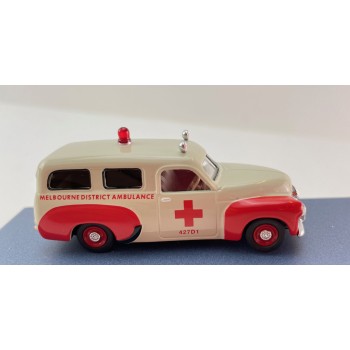 DDA Collectibles DDA164005 - 1955 Holden FJ Station Wagon Panel Van Melbourne Ambulance - Scale 1:64