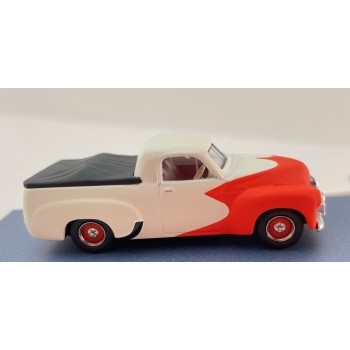 DDA Collectibles DDA164008 - 1948 Holden FX Utility Ute White Red Model Diecast - Scale 1:64