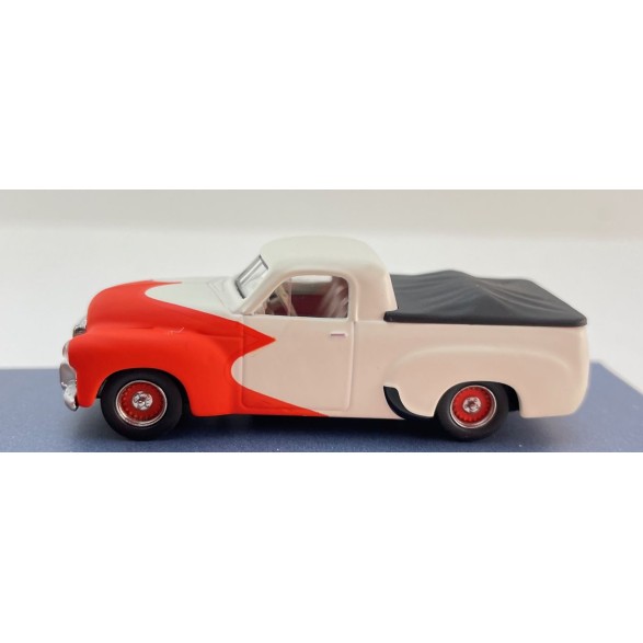DDA Collectibles DDA164008 - 1948 Holden FX Utility Ute White Red Model Diecast - Scale 1:64