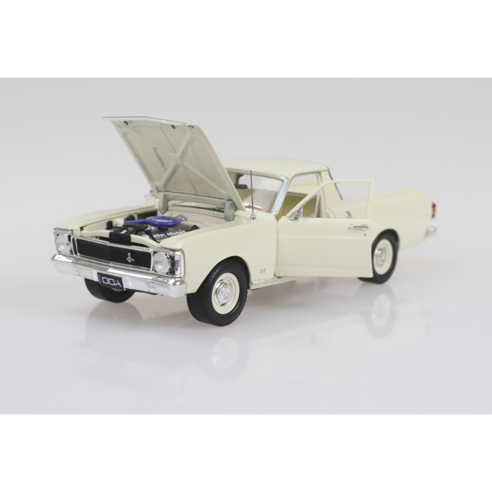 DDA Collectibles DDA2487 - 1969 Ford Falcon XW Ute 6 Cylinder - White - Scale 1:24