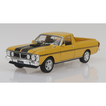 DDA Collectibles DDA2488 - 1971 Ford Falcon XY GTHO Ute 351 T-Bar Auto - Yellow Ochre - Scale 1:24