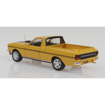 DDA Collectibles DDA2488 - 1971 Ford Falcon XY GTHO Ute 351 T-Bar Auto - Yellow Ochre - Scale 1:24
