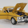 DDA Collectibles DDA2488 - 1971 Ford Falcon XY GTHO Ute 351 T-Bar Auto - Yellow Ochre - Scale 1:24