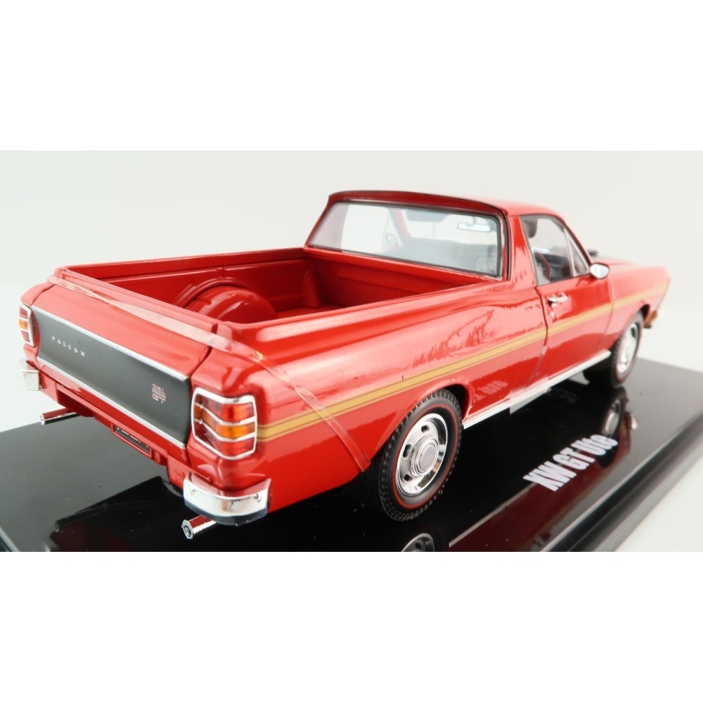 DDA Collectibles DDA2489 - 1970 Ford Falcon XW GTHO Ute 351 T-Bar Auto - Red - Scale 1:24