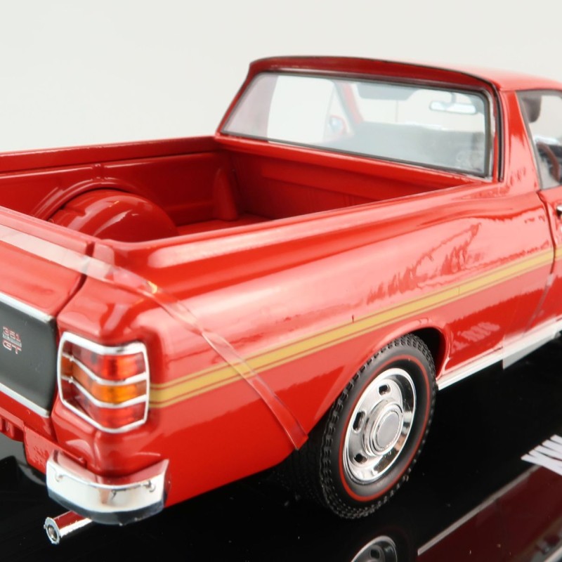 DDA Collectibles DDA2489 - 1970 Ford Falcon XW GTHO Ute 351 T-Bar Auto - Red - Scale 1:24