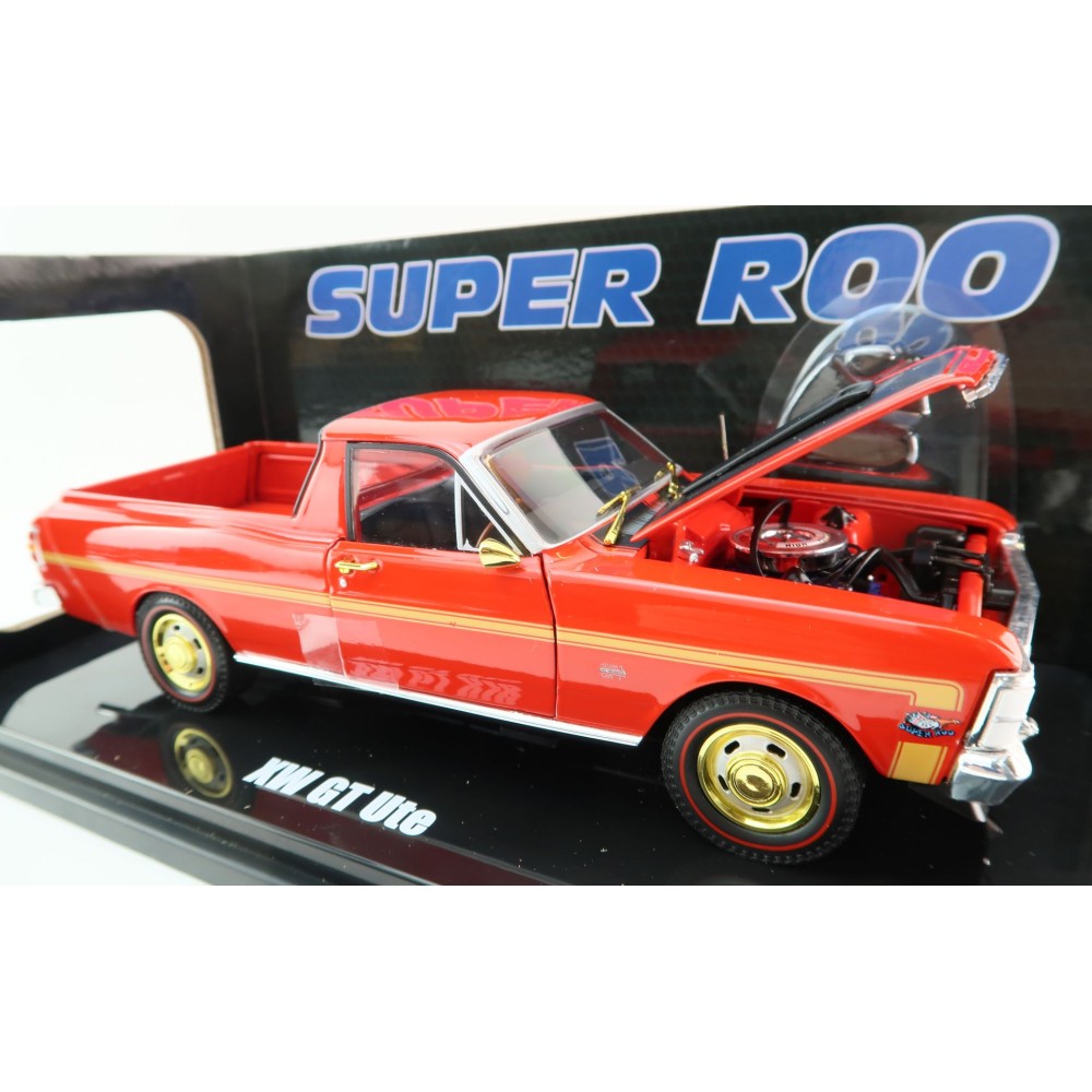 DDA Collectibles DDA2489C - 1970 Ford Falcon XW GTHO Ute 351 T-Bar Auto - Red Chase Edition 1:24