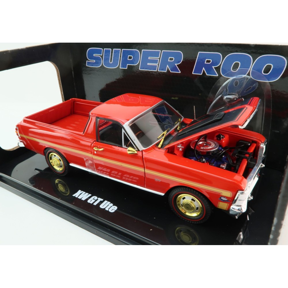 DDA Collectibles DDA2489C - 1970 Ford Falcon XW GTHO Ute 351 T-Bar Auto - Red Chase Edition 1:24