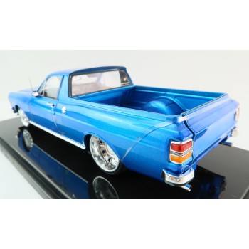 DDA Collectibles DDA2491 - Ford Falcon XY GTHO Custom Ute Barra Engine Supercharged Blue - Scale 1:24