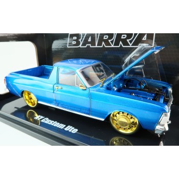 DDA Collectibles DDA2491C - Ford Falcon XY GTHO Custom Ute Barra Engine Chase Edition Blue - Scale 1:24