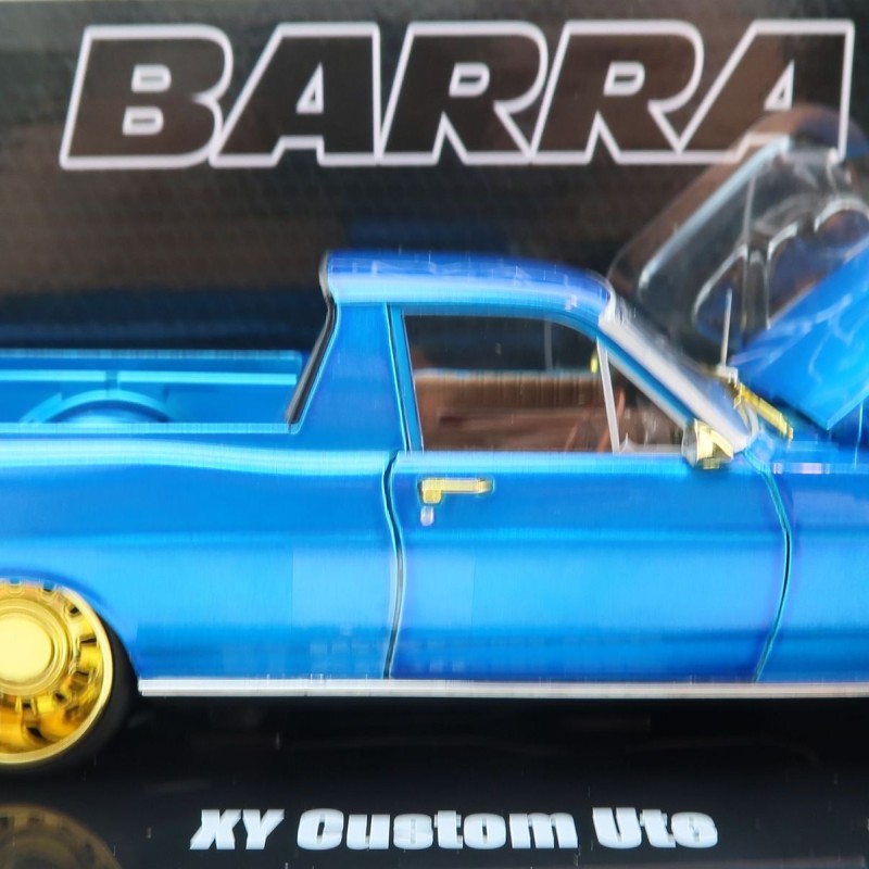 DDA Collectibles DDA2491C - Ford Falcon XY GTHO Custom Ute Barra Engine Chase Edition Blue - Scale 1:24