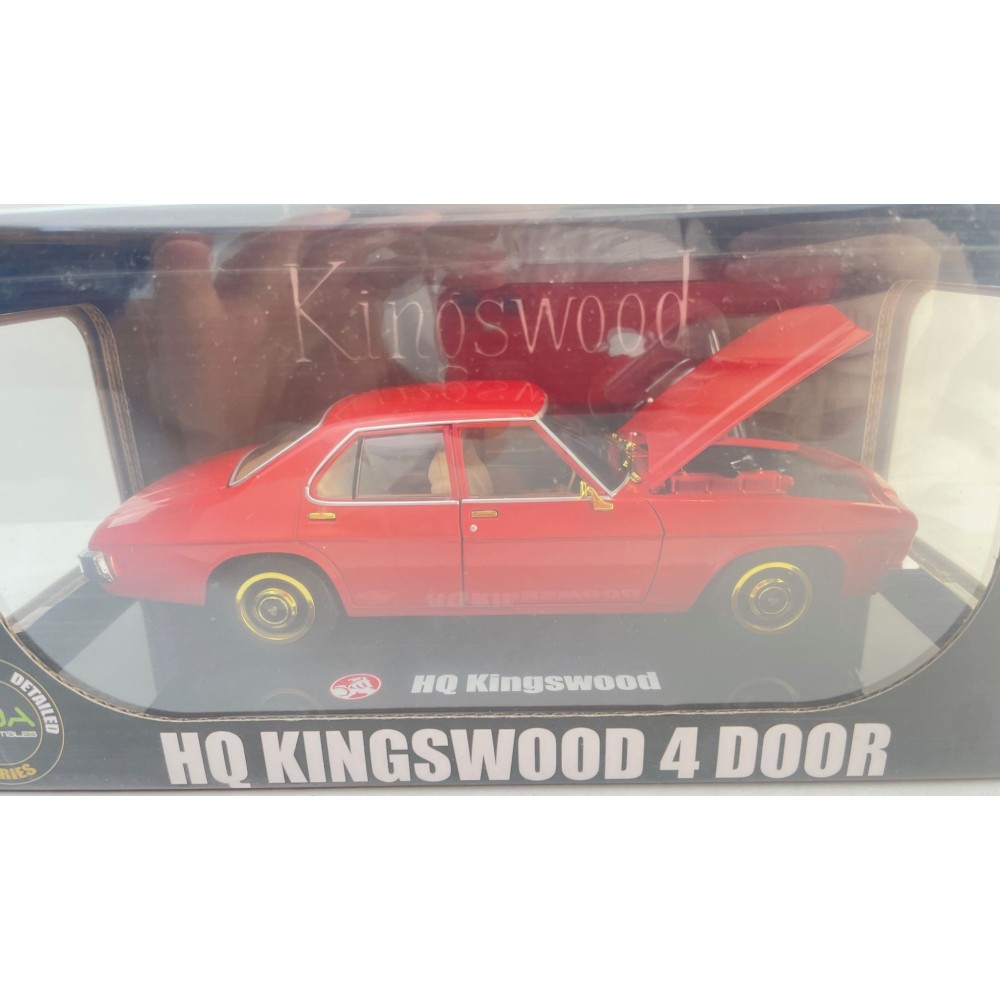 DDA Collectibles DDA324C - Holden HQ Monaro Kingswood 4 Door Red Chase Edition - Scale 1:24