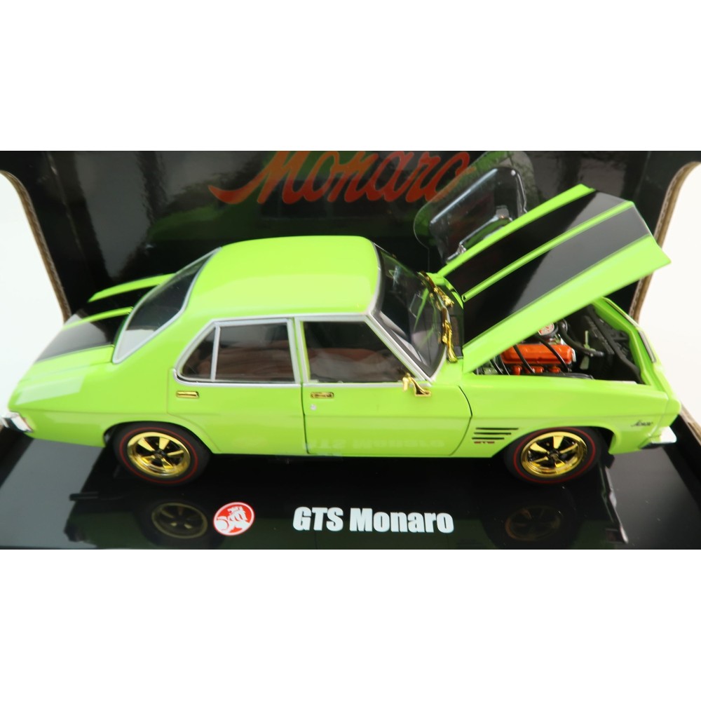 DDA Collectibles DDA325C - Holden HQ GTS Monaro 4 Door Lime Green Chase Edition - Scale 1:24