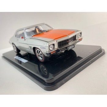 DDA Collectibles DDA326 - Holden HQ GTS 350 Monaro Coupe Silver / Orange Stripes - Scale 1:24