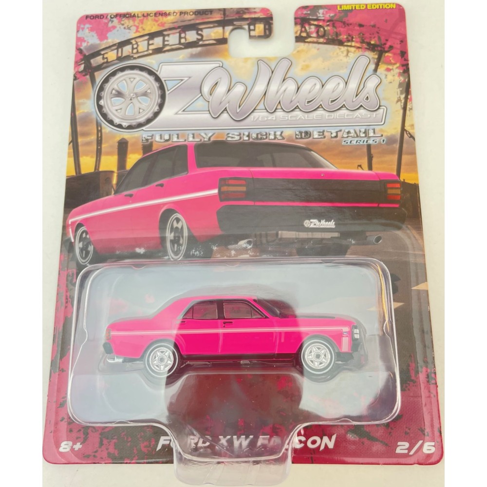 OZ Wheels - Ford XW Falcon Pink No 2 Fully Sick Detail R1 - 1:64