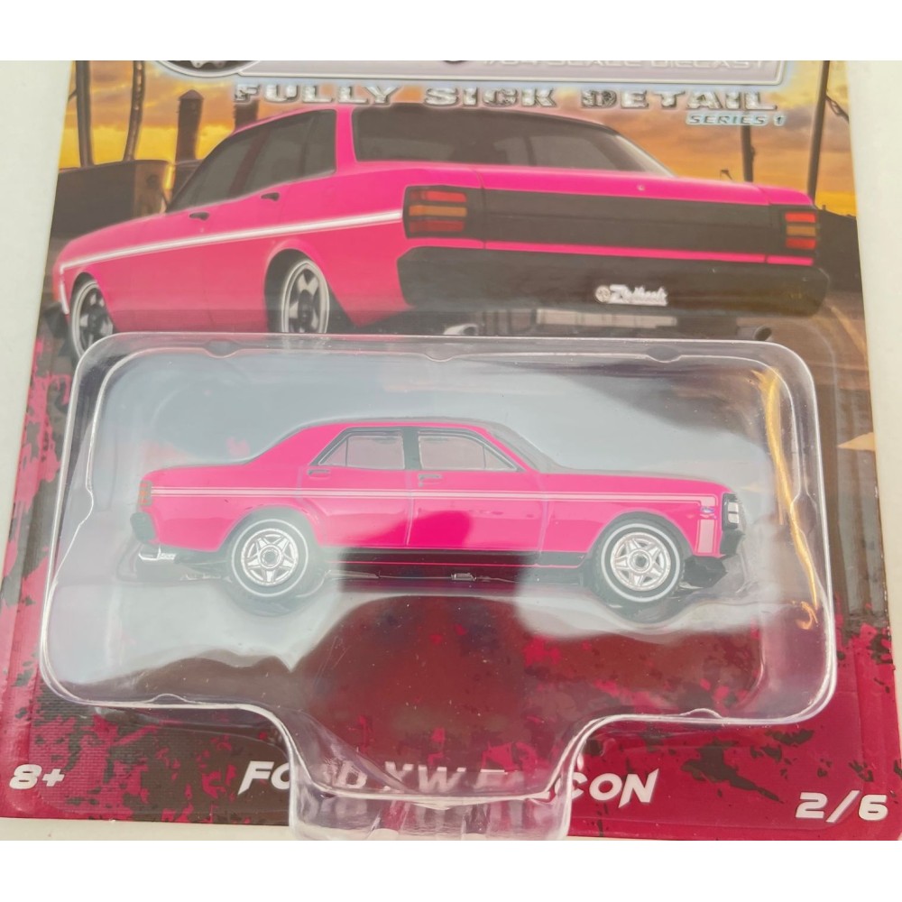 OZ Wheels - Ford XW Falcon Pink No 2 Fully Sick Detail R1 - 1:64