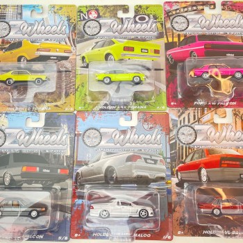 OZ Wheels - Fully Sick Detail Release 1 Set Of 6 Cars Holden and Ford - 1:64