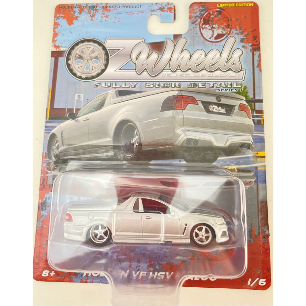 OZ Wheels - Holden VF HSV Maloo Ute Silver No 1 Fully Sick Detail R1 - 1:64