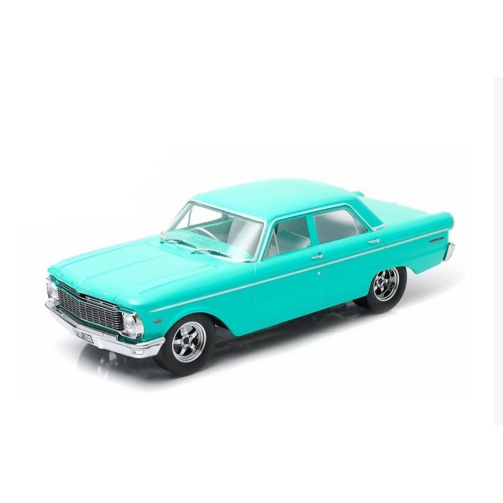 DDA Collectibles DDA002 1965 XP Ford Falcon Sedan Teal Artisan Collection 50th Anniversary Scale 1:18