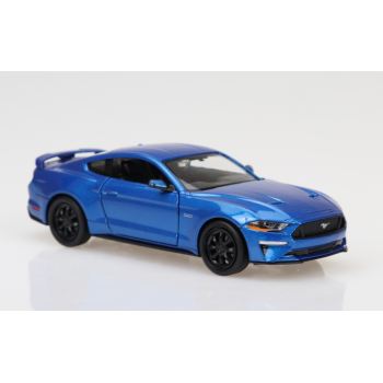 DDA Collectibles DDA6-79352 -  2018 Ford Mustang GT Right Hand Drive Blue Metallic - Scale 1:24