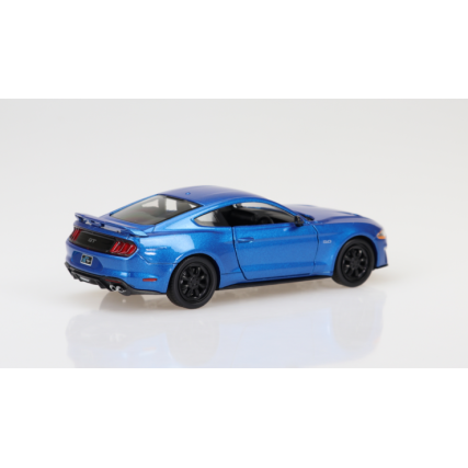 DDA Collectibles DDA6-79352 -  2018 Ford Mustang GT Right Hand Drive Blue Metallic - Scale 1:24