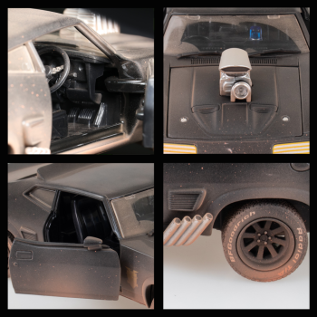 DDA Collectibles DDAS-917 - Ford XB Falcon MFP Mad Max Last of V8 Interceptor Movie Muddy Sfragismeno - Scale 1:24