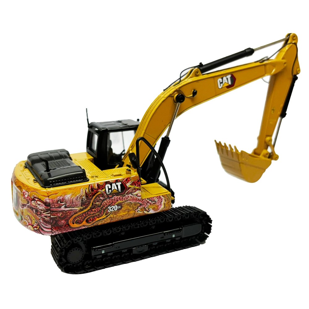 Diecast Masters 85674L - Cat 320 GX Hydraulic Year of the Dragon Excavator Limited Edition 2025 - Scale 1:50