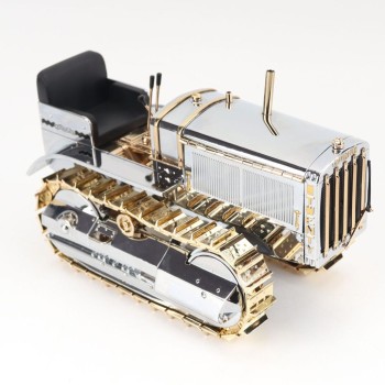 Diecast Masters 85760 Cat Caterpillar Twenty Tractor 100th Anniversary Chrome Gold Plate New 2025 - Scale 1:16