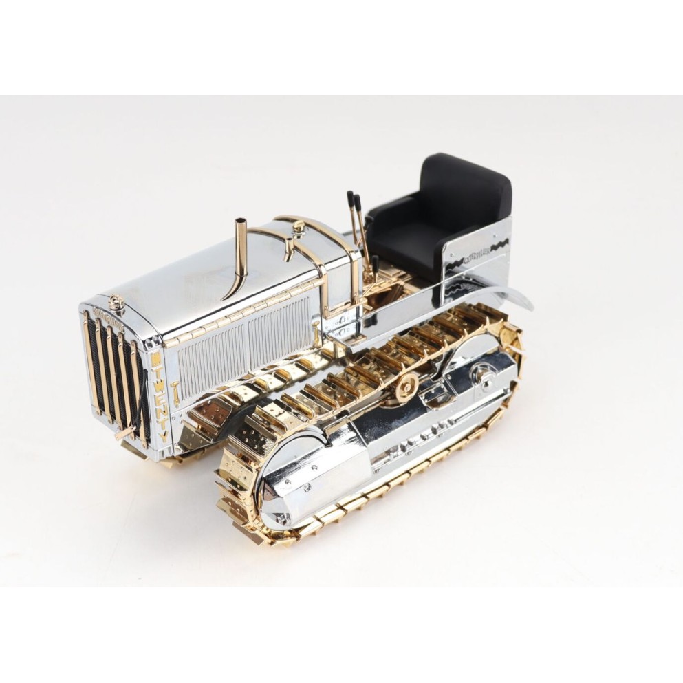 Diecast Masters 85760 Cat Caterpillar Twenty Tractor 100th Anniversary Chrome Gold Plate New 2025 - Scale 1:16