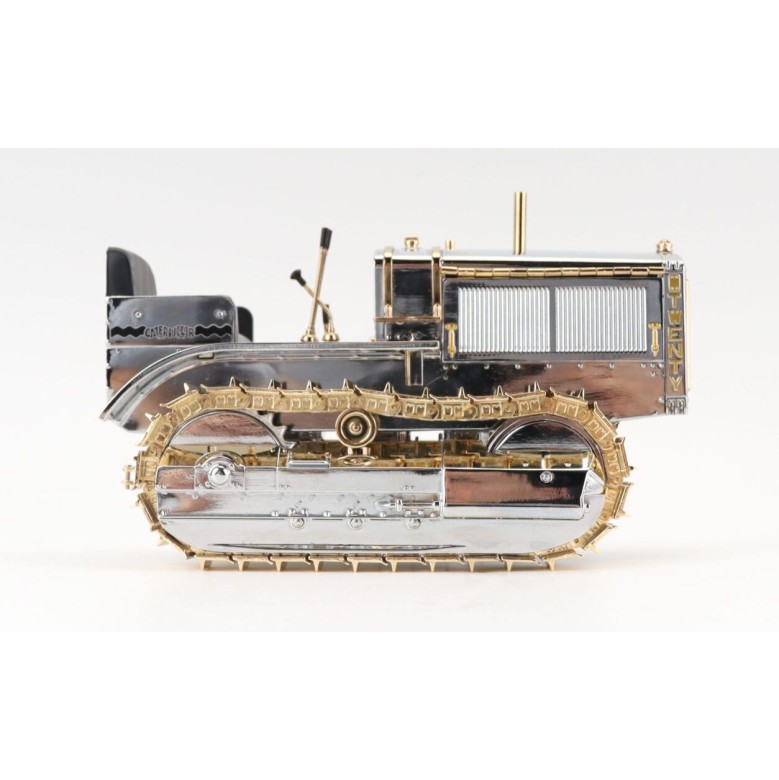Diecast Masters 85760 Cat Caterpillar Twenty Tractor 100th Anniversary Chrome Gold Plate New 2025 - Scale 1:16