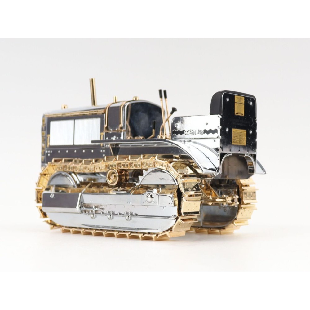 Diecast Masters 85760 Cat Caterpillar Twenty Tractor 100th Anniversary Chrome Gold Plate New 2025 - Scale 1:16