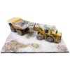 Diecast Masters 85762 - Cat 797 Truck + CAT 994K Loader & Diorama Weathered Series - Scale 1:50