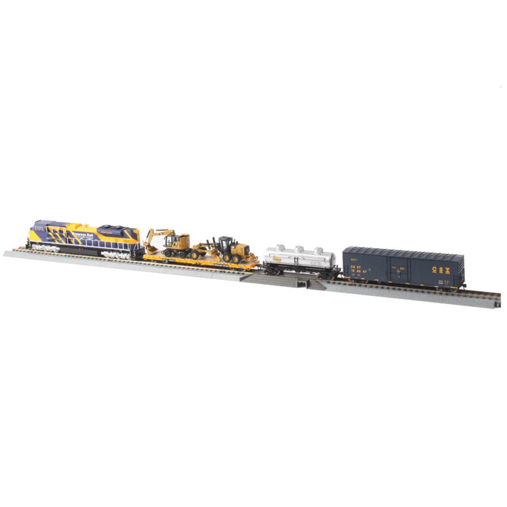Diecast Masters 87001 CAT Caterpillar Progress Rail Train Set HO Scale 1:87