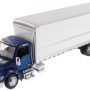 Diecast Masters 71101 - Kenworth T280 with Van Truck Box Body Blue White - Scale 1:32