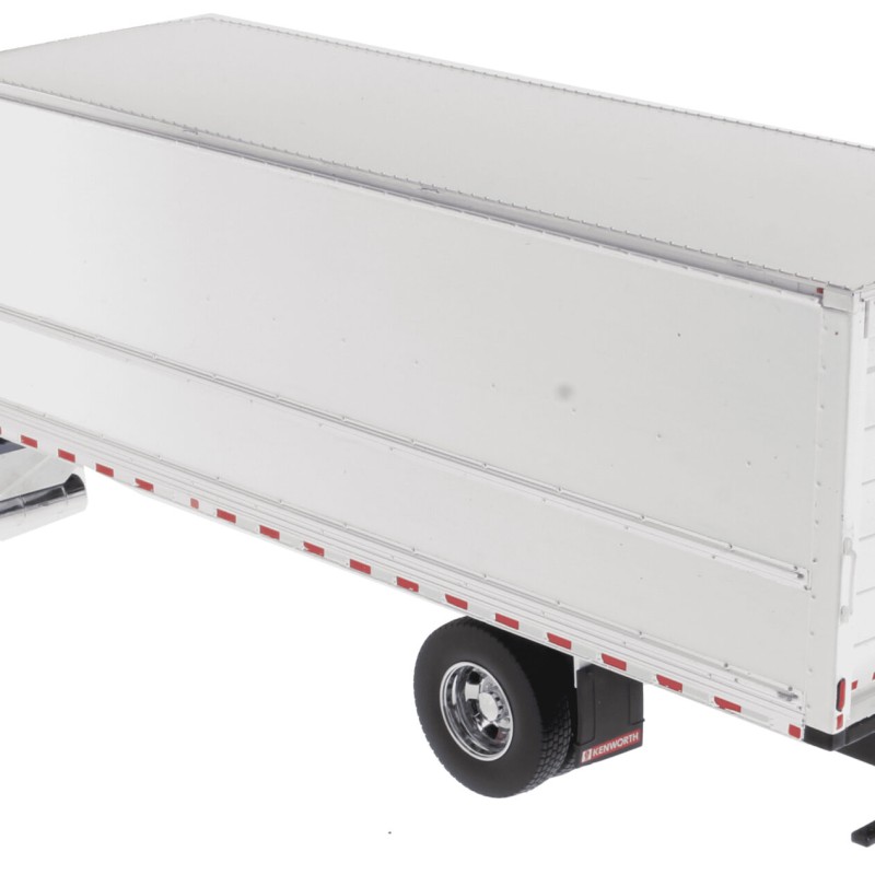 Diecast Masters 71101 - Kenworth T280 with Van Truck Box Body Blue White - Scale 1:32