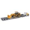 Diecast Masters 84418 - CAT CT681 Day Cab Tractor with Lowboy Trailer and CAT 950G Wheel Loader - Scale 1:87